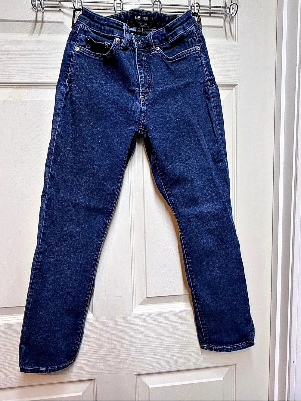 Lauren Ralph Lauren Straight Leg Jeans in Blue Size 6P Like New